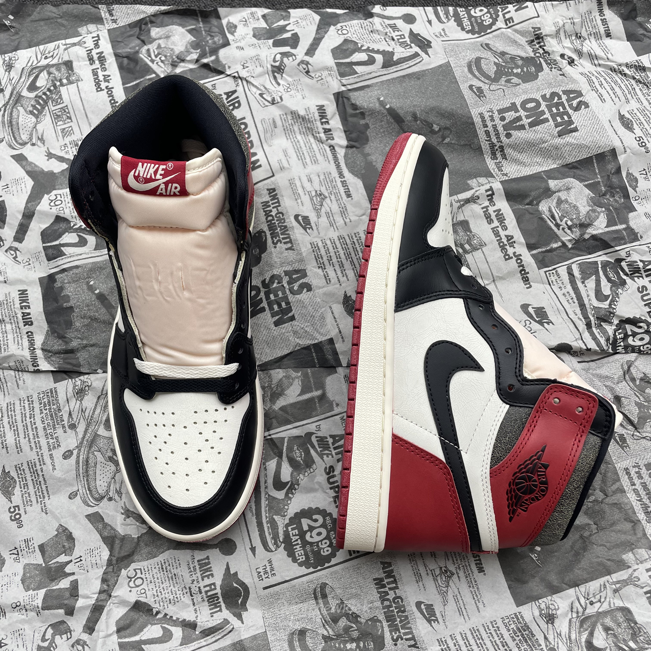 Air Jordan 1 Retro High Og Black Toe Chicago (8) - newkick.cc